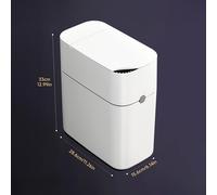TEMU Papelera Inteligente con para Baño, Blanca, Productos de Almacenamiento para el Hogar, Recomendada para Cocina, Baño y Dormitorio