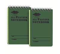 TEMU Paquete de 1/2/4 Cuadernos 3X5 de bolsillo para todo , cuaderno para escribir en , cuaderno de , cuaderno de policía, adecuado para actividades de oficina y al (Verde)