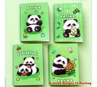 TEMU Paquete de 10 Cuadernos Panda