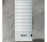 TEMU Paquete de 15 fundas para tarjetas con bloqueo RFID - de PVC para billetera y pasaporte con capa NFC de lámina de aluminio, diseño de , no necesita carga