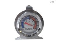 TEMU Paquete de 2 termómetros para refrigerador y congelador - Dial grande de 2.95", termómetro no eléctrico con pantalla /, de -20°F a 80°F para nevera, congelador, nevera, de vinos