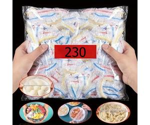 TEMU Paquete de 230 láminas grandes de film elástico transparente - Film plástico para cocina, nevera, pícnic, , verduras, carne, postres - higiénico