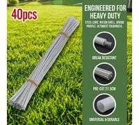 TEMU Paquete de 40 Hilos de Corte Pre-Cortados de 27.5 mm | Cuerda de Nylon Reforzada con Alambre de Acero para Desbrozadora y Cortacésped