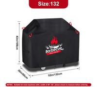 TEMU para BBQ, Fundas de BBQ Oxford 420D, Cubierta Grande para Parrilla de Gas al para , , - (5 Tamaños)