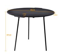 TEMU Parrilla BBQ portátil redonda de hierro fundido con rejilla extraíble y diseño de , para un calentamiento uniforme barbacoas familiares y viajes de camping
