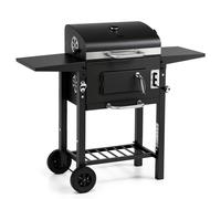 TEMU Parrilla de para de exterior KeHot con rejillas de cocción dobles, estante de calentamiento, 2 estantes , indicador de , parrilla grande para patio trasero, jardín, camping, pícnic, , negra