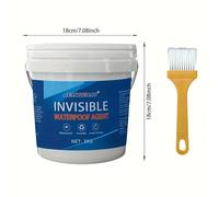 TEMU Pegamento transparente 3Kg/105.82Oz, revestimiento transparente, agente invisible a base de agua para techos, paredes, jardines, terrazas, azulejos, interiores y exteriores