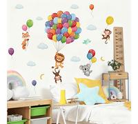 TEMU Pegatinas de Pared de Globos de Animales Adorables para Dormitorio, , Decoración , PVC Autoadhesivo