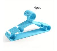 TEMU Percha portátil para ropa de niños, gancho para abrigos de bebé y niño pequeño, perchas de plástico para el hogar, organizador de ropa infantil 27x14cm