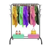TEMU Perchero Burro Premium Rack Home - Estructura resistente y estable - Organizador de ropa con barra para colgar - Diseño moderno y - 148x110x41cm