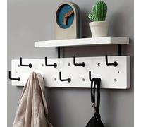 TEMU Perchero de pared de 1 pieza, gancho de pared para entrada, y recibidor, estante de pared, perchero para abrigos y sombreros de entrada, gancho de pared para ropa