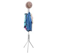TEMU Perchero Metálico de Pie Home 173 cm Organizador con 12 Ganchos para Ropa Sombreros y Bolsos Diseño Estable Patas y Antideslizantes Fácil Montaje Color o Negro