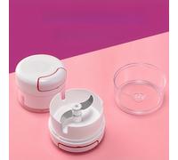 TEMU Picador y Triturador de Ajo Manual - Rallador de Hielo, Molinillo de Alimentos, Triturador de Plástico de Manivela. Un Utensilio de Cocina Portátil Diseñado para Eficiencia y Portabilidad