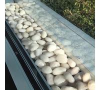 TEMU Piedras de Río Blancas y Guijarros Pulidos de 1050G/2050G (2.31/4.52 Libras) - Piedras Decorativas de 2.03-4.06Cm, Utilizadas para Jardines, Patios, , , Acuarios, Decoración de Peceras