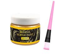 TEMU Pintura para dorado de 100 ml, ideal para proyectos artísticos, incluyendo dorado y manualidades en diversas superficies como , roca, madera, tela y cerámica