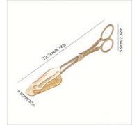 TEMU Pinza para bufé de comida, pala para servir bufé de ensalada estilo vintage de Medio con talla, ideal para sujetar pan, pastel, y otros ingredientes delicados!