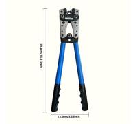 TEMU Pinzas de Crimpado Hexagonales 6-50mm²/AWG 10-0 Herramienta Multifuncional para Terminales de Cable HX-50B, Alicate de Crimpar Tubos y Cables