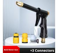 TEMU Pistola de Agua a Presión, y Portátil, Diseñada para la Limpieza. Mango Antideslizante, Fabricada en Plástico Duradero, Flexible y Fácil de Usar. Ideal para Lavar y Jardines