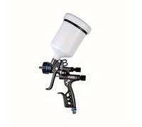 TEMU Pistola de pintura automotriz de con calibre de 1.3 mm, tecnología de atomización de presión, cuerpo anodizado, ideal para de pulverización de gran área en vehículos
