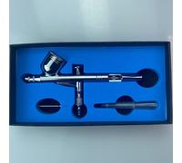 TEMU Pistola de Pintura de Acción por , Juego de 0.3mm, Ideal para Pintura de Modelos, Tatuajes Artísticos, de Uñas, Pintura, Manualidades DIY, Aerógrafo, Kit de Aerógrafo para