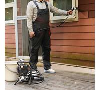 TEMU Pistola de Pintura Sin Aire VEVOR, 750W 3000PSI e Pintura Fino y Uniforme, Pistola de Pintura Manual para Interiores y Exteriores, Muebles y