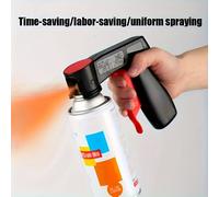 TEMU Pistola de pulverización auxiliar universal, compatible con mango de pintura automotriz, compatible con pintura autoadhesiva, material de plástico duradero, no requiere carga