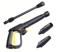 TEMU Pistola rociadora de presión con turbina de lanza de y boquilla de para pistola de hidrolavadora KC K3 K4 K5 K6 K7 con adaptador