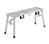 TEMU Plataforma de trabajo VEVOR ajustable, plataforma portátil, carga de 400 lb