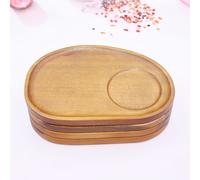 TEMU Platos de madera estilo japonés para café y aperitivos, bandejas para aperitivos, platos para frutas secas, platos para café de té de , bandejas para desayuno, platos de madera