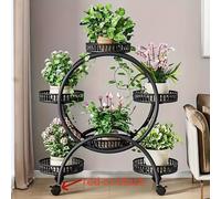 TEMU Popular de Estilo Europeo Multicapa para , Soporte de Flores para de Suelo a Techo, Soporte Móvil de Macetas de Flores para Interiores