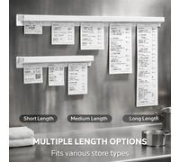 TEMU Porta Tickets de Pared Sin Taladro, Agarre Fuerte que No Recibos, Ideal para Cocinas de Restaurantes, Tiendas de Bubble Tea, Cafeterías y Mostradores, Organizador de Pedidos, Recibos y Menús