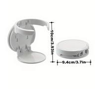 TEMU Portavasos plegable de plástico ABS | Diseño de brazo ajustable, desmontable y fácil de limpiar, adecuado para hogar/oficina/dormitorio/barco/RV