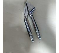TEMU Prensa de ajo de acero inoxidable, aleación de inoxidable, para pasta de ajo , tomates y hierbas, triturador de ajo, utensilio de cocina moderno, material fácil de limpiar
