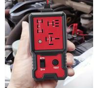 TEMU Probador de batería de coche LED universal de 12V | Probador de relé electrónico automotriz, dispositivo de prueba de relé de coche, batería no incluida