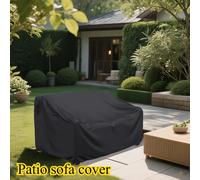TEMU Protector de muebles de exterior, tela Oxford 210D, protector de sofá de exterior, material de poliéster duradero, protector de sofá y silla de exterior, protector de muebles de jardín