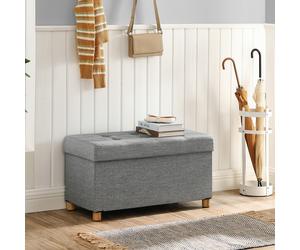 TEMU Puff Almacenaje, 38,1 x 76,1 x 40,1 cm, Almacenaje, Soporta 300 kg, para , Dormitorio, Entrada
