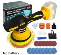 TEMU Pulidora de coche de 20V, máquina pulidora portátil de 6 pulgadas, herramienta de ajustable de 8 velocidades, ideal para la limpieza, y encerado de coches (batería no incluida)