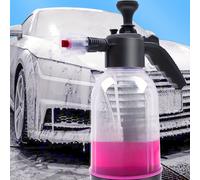 TEMU Pulverizador de espuma manual de 2L para de coches, ideal para uso doméstico, con diseño de espuma transparente de presión