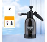 TEMU Pulverizador de espuma manual de 2L para neumático, botella de espuma de presión para limpieza de coches y hogar, sin batería
