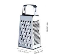 TEMU Rallador de Acero Inoxidable de Lados, Cortador de Verduras, Tamaño Pequeño, Uso Doméstico en la Cocina, Cortador de y de Lados, Herramienta de para Cortar Pasta de Ajo