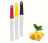 TEMU Rallador Multifuncional de Acero Inoxidable para Cítricos, Queso y Jengibre - 1 Pieza, Raspador Manual de Verduras y Ajo, Utensilio de Cocina para
