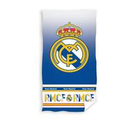 TEMU Real Madrid C.F. - Toalla De MADRID Oficial | 70 x 140 Cm | , Multicolor, Microfibra, 2