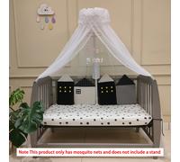 TEMU Red mosquitera para cuna de niños con diseño jacquard, cubierta que aumenta la protección contra mosquitos