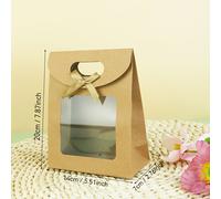 TEMU Regalo para Ella/Él 12pcs , Marrón Concha Ventana Bolso Pequeño, , Grande 3 Tamaños Opcionales, Bolsa de Regalo en Bolsa de Regalo Bolsa de Regalo para Bolsa de Regalo para Fiestas