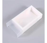 TEMU Regalo para Ella/Él 4 piezas de embalaje con cajón deslizante estilo esmerilado de cartón Regalo de boda de inauguración del hogar Suministros Decoración de almacenamiento de portalápices