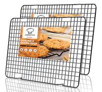 TEMU Rejilla de Enfriamiento de Acero al Carbono, Rejilla Antiadherente para , Pan, Pasteles, Galletas, Herramienta de Malla para Enfriar y Hornear