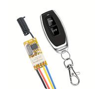 TEMU Relé Mini de 433Mhz de 3.7V 5V 6V 7.4V 9V 12V, Interruptores Inalámbricos RF de para el Hogar, Control Remoto Pequeño y Mini