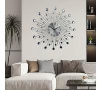 TEMU Reloj de pared de 1 pieza, reloj decorativo para , reloj de pared minimalista de estilo europeo, reloj silencioso , pieza de relojería para el hogar