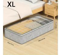 TEMU RIKOOI 1 Bolsa de Almacenamiento la Cama con Ventana Transparente, Organizador Grande para Ropa en Dormitorio - Ideal Regalo (Navidad/Halloween), Práctica y Diseño Ahorrador , ¡!