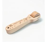 TEMU Rodillo pellizcador de madera, 1 pieza, herramienta de costura, rodillo para costuras, rodillo para acolchar, rodillo para papel tapiz con mango ergonómico para costura de bricolaje